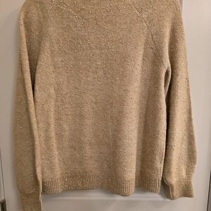 Loft Gold Sparkle Sweater S